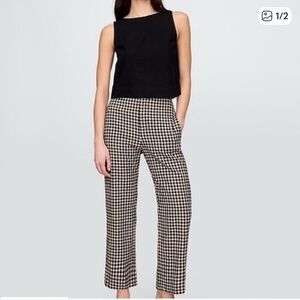 GAP Linen-Blend Relaxed Straight Leg Pant